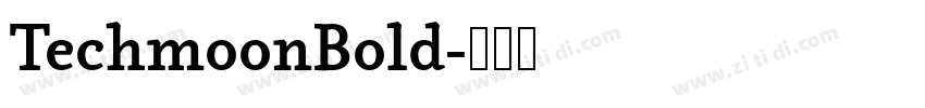TechmoonBold字体转换