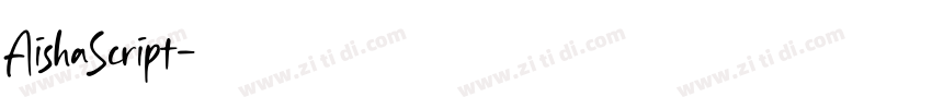 AishaScript字体转换