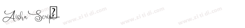 AishaScript字体转换