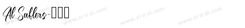 Al_Saflers字体转换