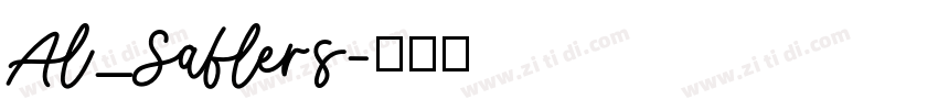 Al_Saflers字体转换