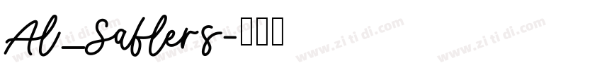 Al_Saflers字体转换
