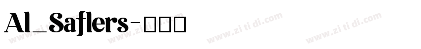 Al_Saflers字体转换