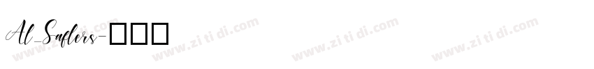 Al_Saflers字体转换