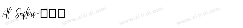 Al_Saflers字体转换