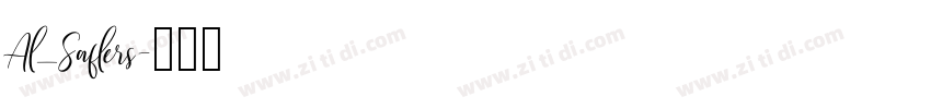 Al_Saflers字体转换