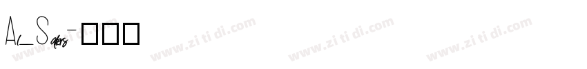Al_Saflers字体转换