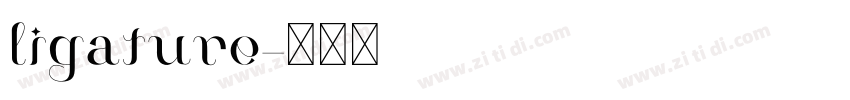ligature字体转换