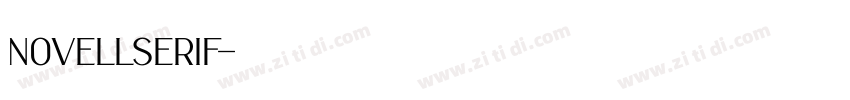 NovellSerif字体转换