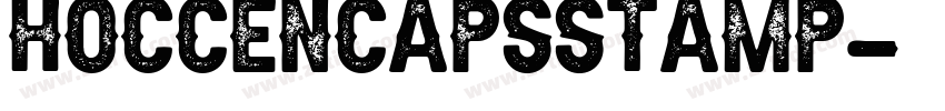 HOCCENCAPSSTAMP字体转换