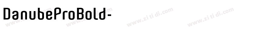 DanubeProBold字体转换