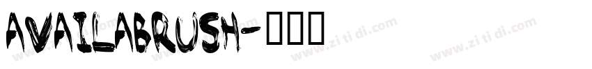 Availabrush字体转换