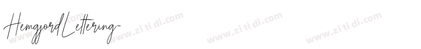 HemgjordLettering字体转换