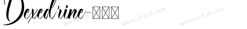 Dexedrine字体转换