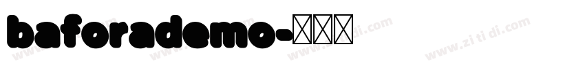 baforademo字体转换