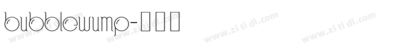 bubblewump字体转换