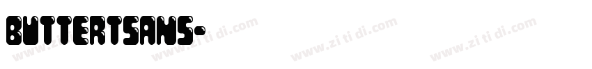 buttertsans字体转换