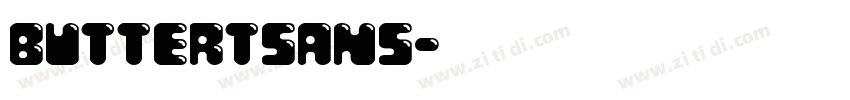 buttertsans字体转换