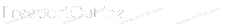 FreeportOutline字体转换