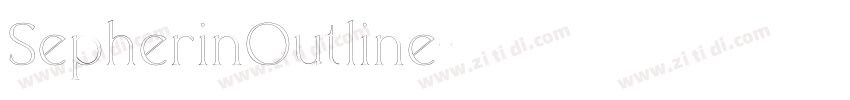 SepherinOutline字体转换