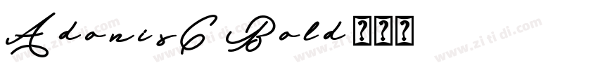 AdonisC-Bold字体转换
