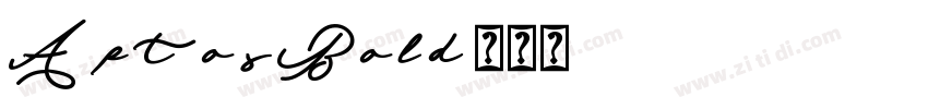 AptosBold字体转换