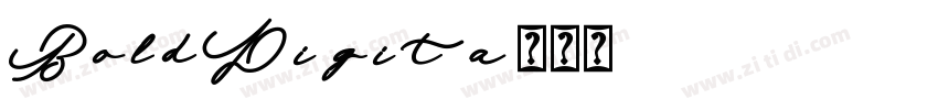 BoldDigita字体转换