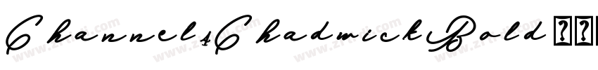 Channel4ChadwickBold字体转换