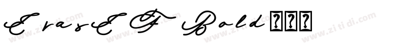 ErasEF-Bold字体转换