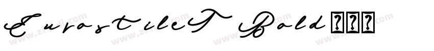 EurostileT-Bold字体转换