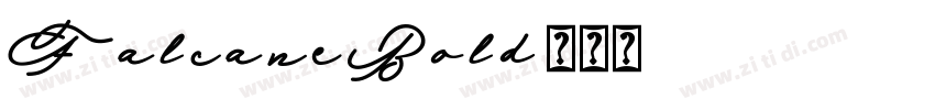 FalcaneBold字体转换