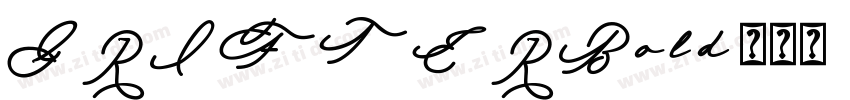 GRIFTERBold字体转换