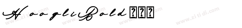 HoogliBold字体转换