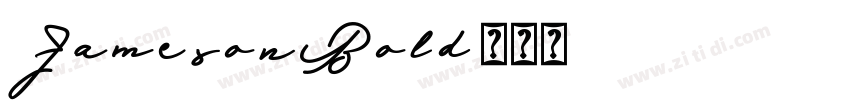 JamesonBold字体转换