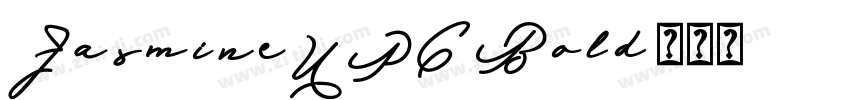 JasmineUPCBold字体转换