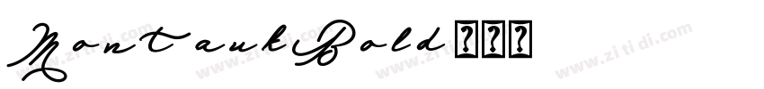MontaukBold字体转换