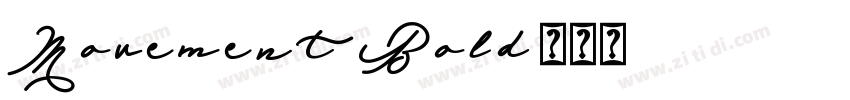 MovementBold字体转换