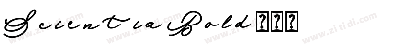 Scientia-Bold字体转换