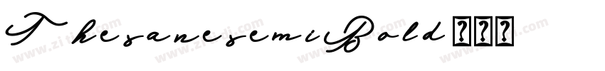 ThesanesemiBold字体转换