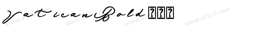 VaticanBold字体转换