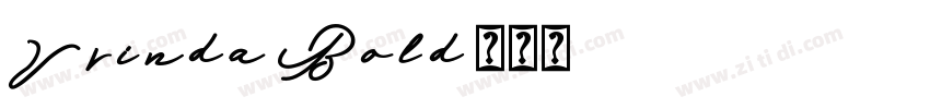Vrinda-Bold字体转换