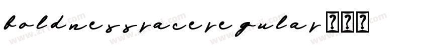 boldnessraceregular字体转换