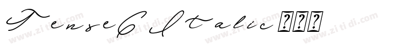 TenseC-Italic字体转换