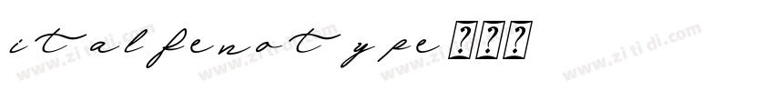italfenotype字体转换