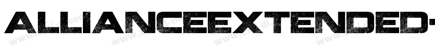 AllianceExtended字体转换