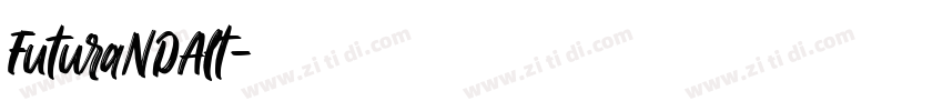 FuturaNDAlt字体转换