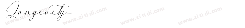 Longevity字体转换