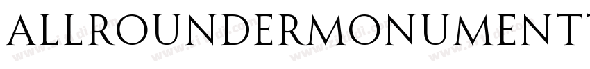 AllrounderMonumentTe字体转换