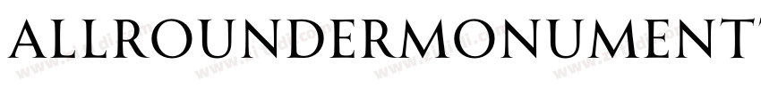AllrounderMonumentTe字体转换