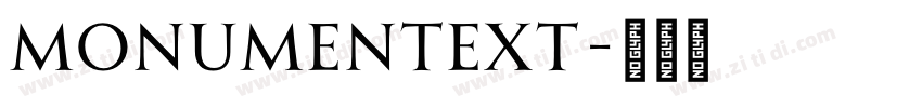 MonumentExt字体转换